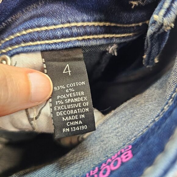 INC International Concepts Curvy Fit Boot Leg Cut Jeans Size 4 - Picture 6 of 8